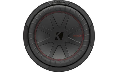 Kicker 48CWR102 CompR Series 10" subwoofer with dual 2-ohm voice coils