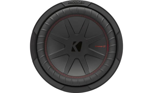 Kicker 48CWR102 CompR Series 10" subwoofer with dual 2-ohm voice coils