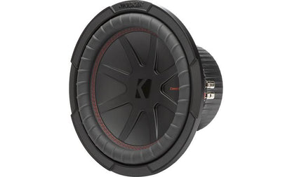 Kicker 48CWR102 CompR Series 10" subwoofer with dual 2-ohm voice coils