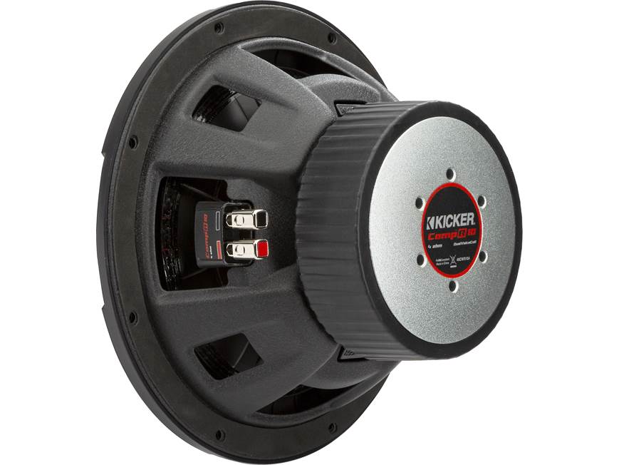Kicker CompR 48CWR104 CompR Series 10" subwoofer with dual 4-ohm voice coils