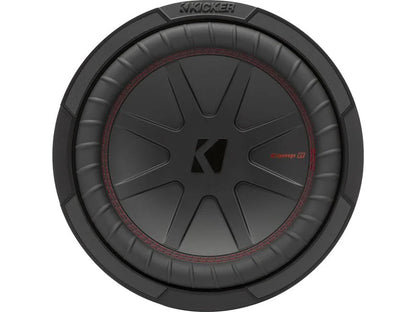 Kicker CompR 48CWR104 CompR Series 10" subwoofer with dual 4-ohm voice coils