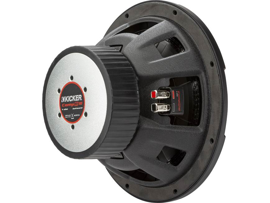 Kicker CompR 48CWR104 CompR Series 10" subwoofer with dual 4-ohm voice coils