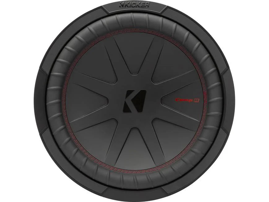 Kicker 48CWR124 CompR Series 12" subwoofer with dual 4-ohm voice coils
