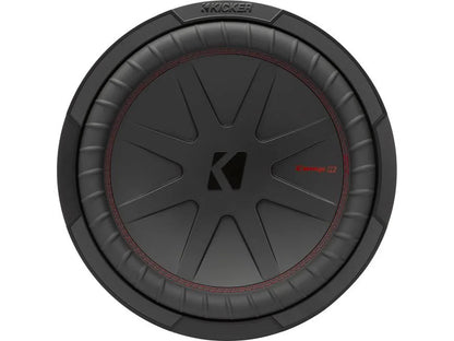 Kicker 48CWR124 CompR Series 12" subwoofer with dual 4-ohm voice coils