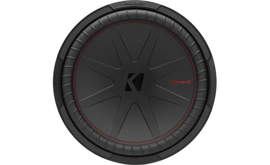 Kicker 48CWR152 CompR Series 15" subwoofer with dual 2-ohm voice coils