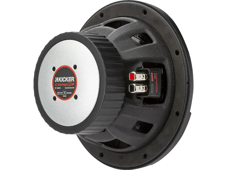 Kicker 48CWR82 CompR Series 8" subwoofer with dual 2-ohm voice coils