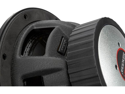 Kicker 48CWR84 CompR Series 8" subwoofer with dual 4-ohm voice coils