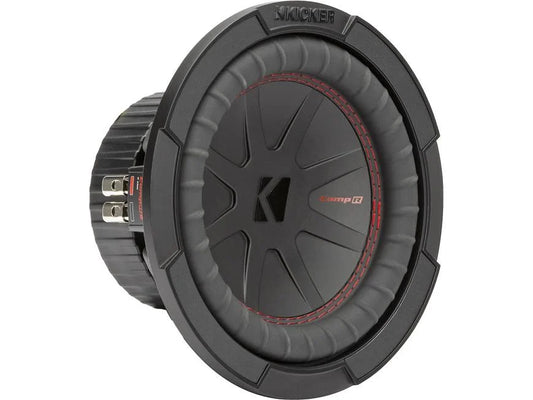 Kicker 48CWR84 CompR Series 8" subwoofer with dual 4-ohm voice coils