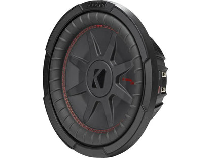 Kicker 48CWRT102 CompRT Series shallow-mount 10" subwoofer with dual 2-ohm voice coils