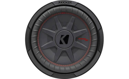 Kicker 48CWRT102 CompRT Series shallow-mount 10" subwoofer with dual 2-ohm voice coils