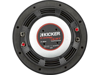 Kicker 48CWRT672 CompRT Series shallow-mount 6-3/4" subwoofer with dual 2-ohm voice coils