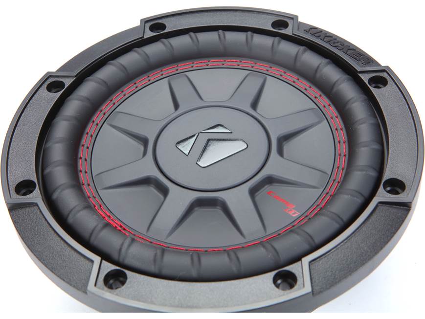 Kicker 48CWRT674 CompRT Series shallow-mount 6-3/4" subwoofer with dual 4-ohm voice coils