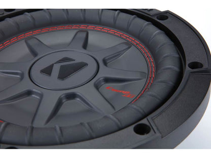 Kicker 48CWRT84 CompRT Series shallow-mount 8" subwoofer with dual 4-ohm voice coils