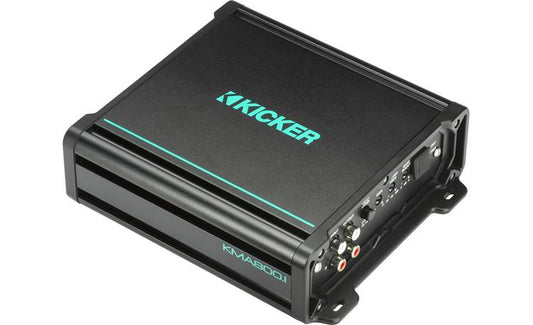 Kicker KMA800.1 KMA Series marine mono amplifier — 600 watts RMS x 1 at 2 ohms