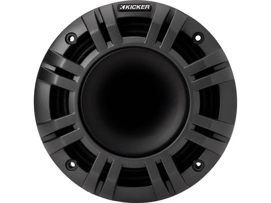 Kicker 48KMXL654 6-1/2" marine speakers with white and charcoal grilles