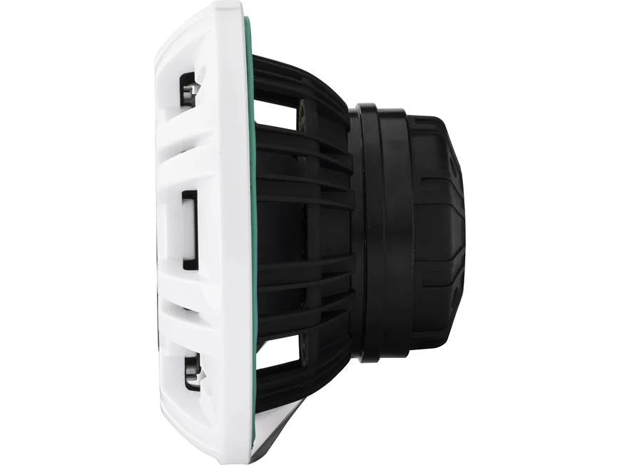 Kicker 48KMXL654 6-1/2" marine speakers with white and charcoal grilles
