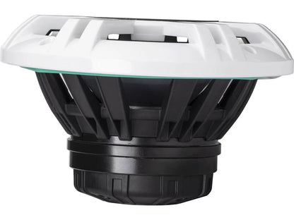 Kicker 48KMXL694 6"x9" LED marine speakers with white and charcoal grilles