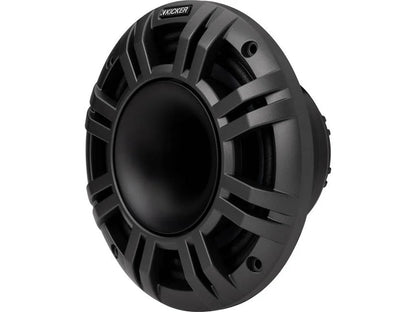 Kicker 48KMXL84 8" marine speakers with white and charcoal grilles