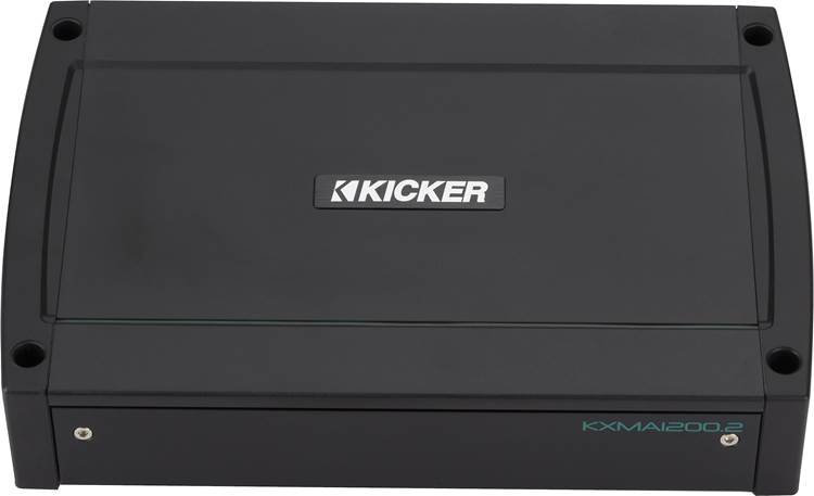 Kicker 48KXMA1200.2 2-channel marine amplifier — 300 watts RMS x 2