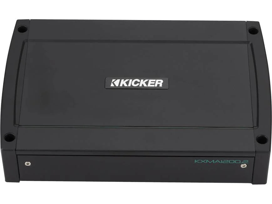 Kicker 48KXMA1200.2 2-channel marine amplifier — 300 watts RMS x 2