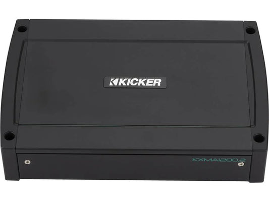 Kicker 48KXMA1200.2 2-channel marine amplifier — 300 watts RMS x 2
