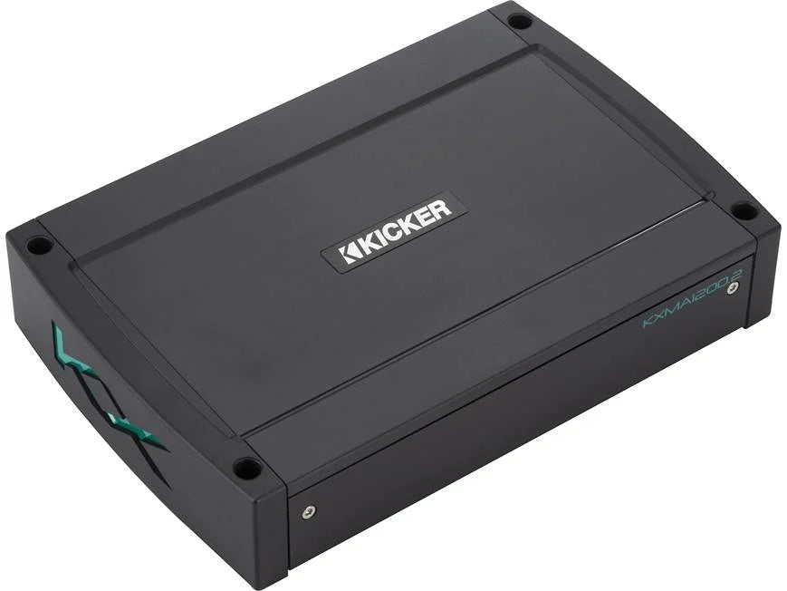 Kicker 48KXMA1200.2 2-channel marine amplifier — 300 watts RMS x 2
