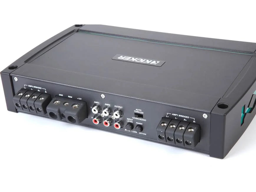 Kicker 48KXMA800.4 KXMA Series 4-channel marine amplifier — 100 watts RMS x 4