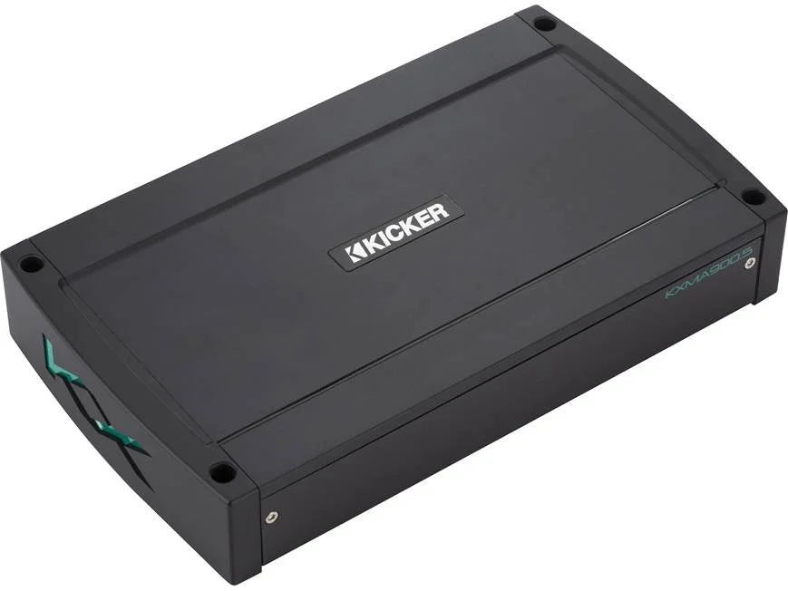 Kicker 48KXMA900.5 KXMA Series 5-channel marine amplifier — 75 watts RMS x 4 at 4 ohms + 400 watts RMS x 1 at 2 ohms