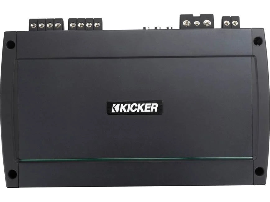 Kicker 48KXMA900.5 KXMA Series 5-channel marine amplifier — 75 watts RMS x 4 at 4 ohms + 400 watts RMS x 1 at 2 ohms