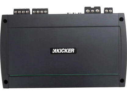 Kicker 48KXMA900.5 KXMA Series 5-channel marine amplifier — 75 watts RMS x 4 at 4 ohms + 400 watts RMS x 1 at 2 ohms