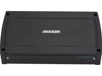 Kicker 48KXMA900.5 KXMA Series 5-channel marine amplifier — 75 watts RMS x 4 at 4 ohms + 400 watts RMS x 1 at 2 ohms