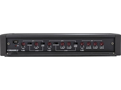Kicker 48KXMA900.5 KXMA Series 5-channel marine amplifier — 75 watts RMS x 4 at 4 ohms + 400 watts RMS x 1 at 2 ohms