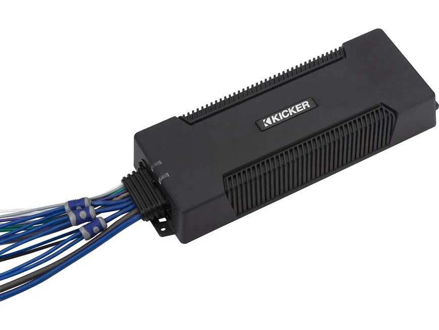Kicker 48PXA1000.5 5-channel powersports/marine amplifier — 100 watts RMS x 4 at 4 ohms + 600 watts RMS x 1 at 1 ohm