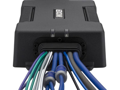 Kicker 48PXA400.4 4-channel powersports/marine amplifier — 100 watts RMS x 4