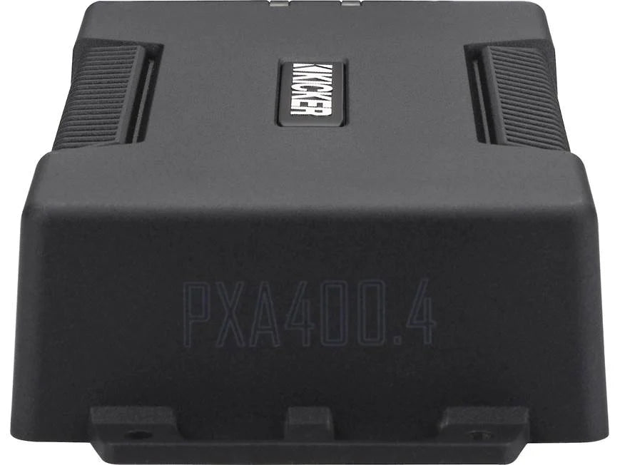 Kicker 48PXA400.4 4-channel powersports/marine amplifier — 100 watts RMS x 4
