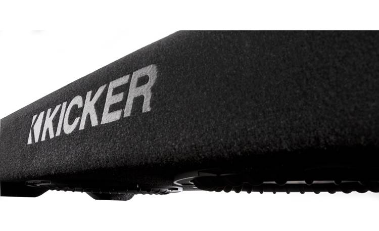 Kicker 48TRTP102 Sealed downward-firing enclosure with CompRT® 10" shallow-mount subwoofer and passive radiator