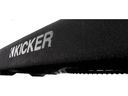 Kicker 48TRTP102 Sealed downward-firing enclosure with CompRT® 10" shallow-mount subwoofer and passive radiator