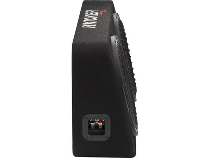 Kicker 48TCWRT102 Truck-style sealed enclosure with single 10" CompRT® 2-ohm subwoofer and passive radiator
