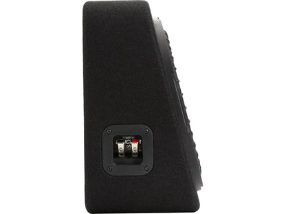 Kicker 48TCWRT102 Truck-style sealed enclosure with single 10" CompRT® 2-ohm subwoofer and passive radiator