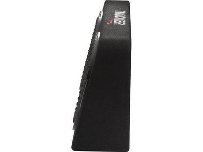 Kicker 48TCWRT122 Truck-style sealed enclosure with single 12" CompRT® 2-ohm subwoofer and passive radiator