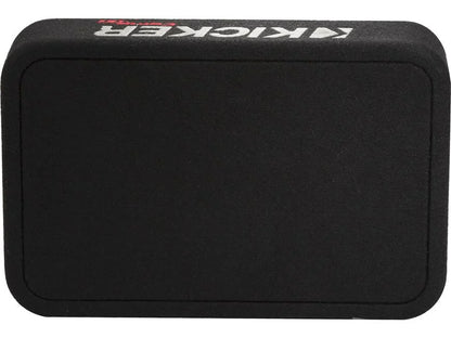 Kicker 48TCWRT672 Truck-style sealed enclosure with single 6-3/4" CompRT® 2-ohm subwoofer and passive radiator