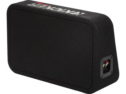Kicker 48TCWRT672 Truck-style sealed enclosure with single 6-3/4" CompRT® 2-ohm subwoofer and passive radiator