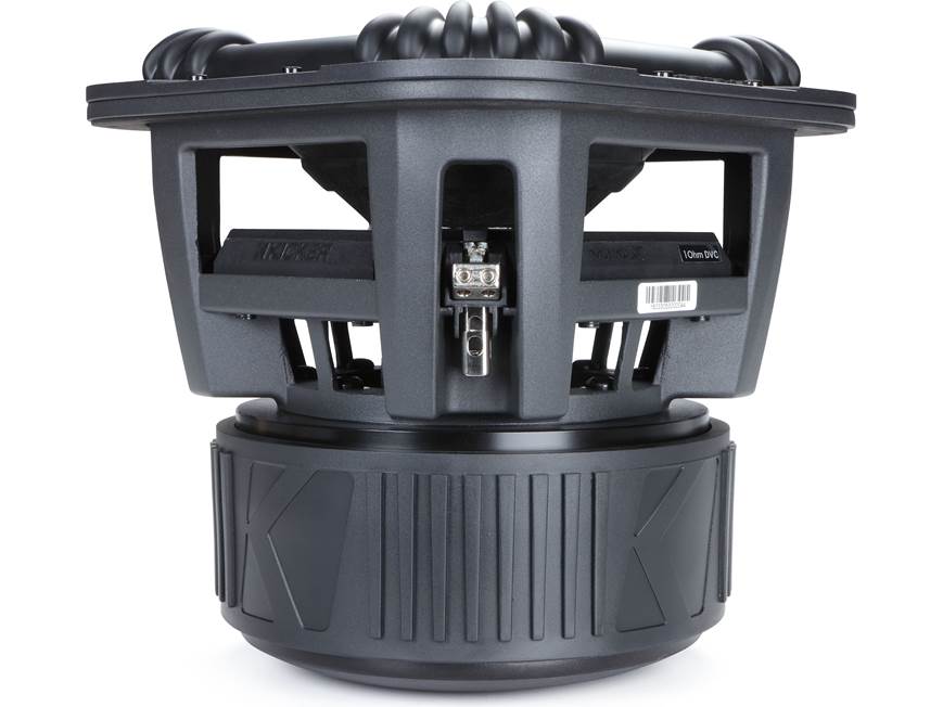 Shop all Kicker Kicker 49L7X101 SoloX L7X 10" dual 1-ohm voice coil component subwoofer