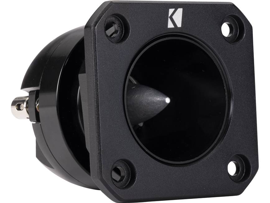 Kicker 49ST3TW ST-Series single 1" aluminum dome bullet tweeter — designed for SPL-level competition