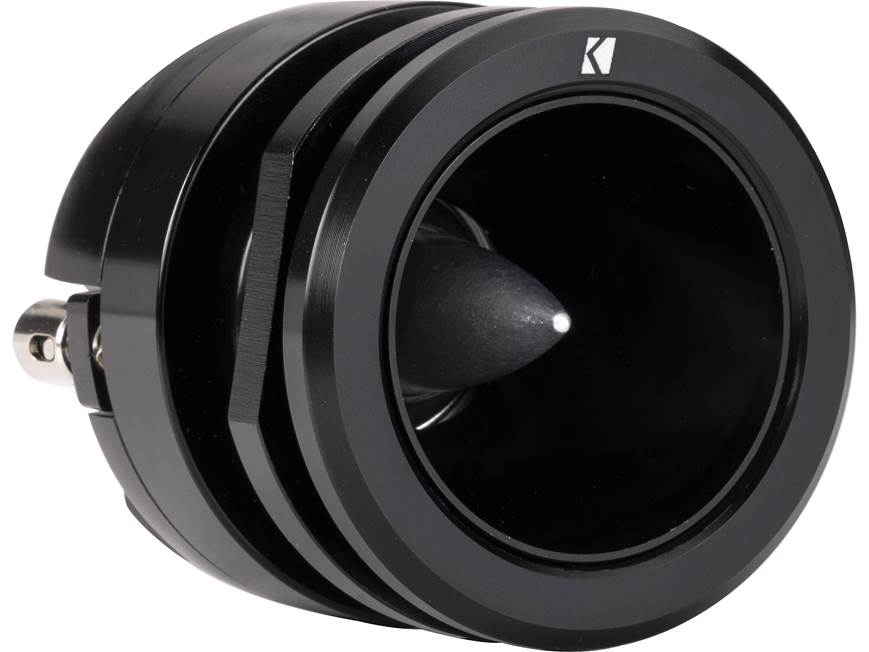 Kicker 49ST3TW ST-Series single 1" aluminum dome bullet tweeter — designed for SPL-level competition