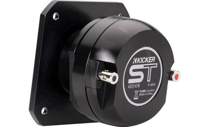 Kicker 49ST4TW ST-Series single 1-1/2" aluminum dome bullet tweeter — designed for SPL-level competition