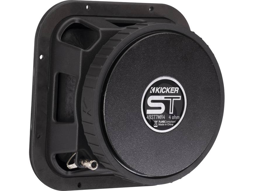 Kicker 49ST7MR4 ST-Series 7" midrange speakers (4-ohm) — designed for SPL-level competition
