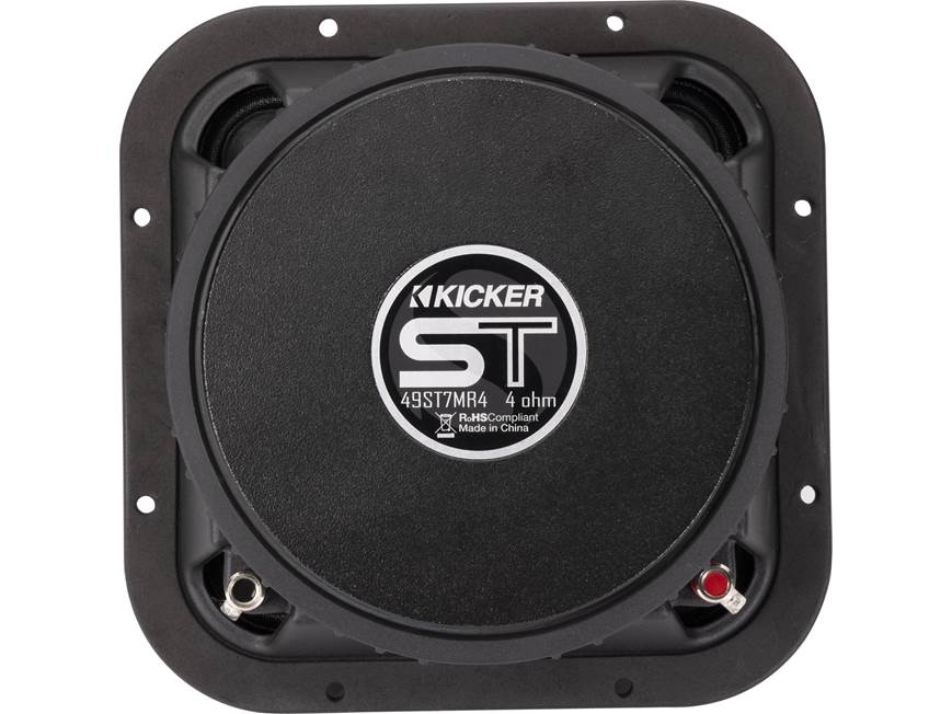 Kicker 49ST7MR4 ST-Series 7" midrange speakers (4-ohm) — designed for SPL-level competition