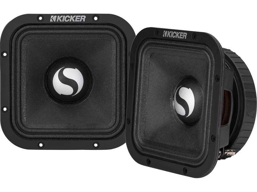 Kicker 49ST7MR8 ST-Series 7" midrange speakers (8-ohm) — designed for SPL-level competition