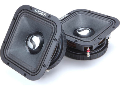 Kicker 49ST7MR8 ST-Series 7" midrange speakers (8-ohm) — designed for SPL-level competition